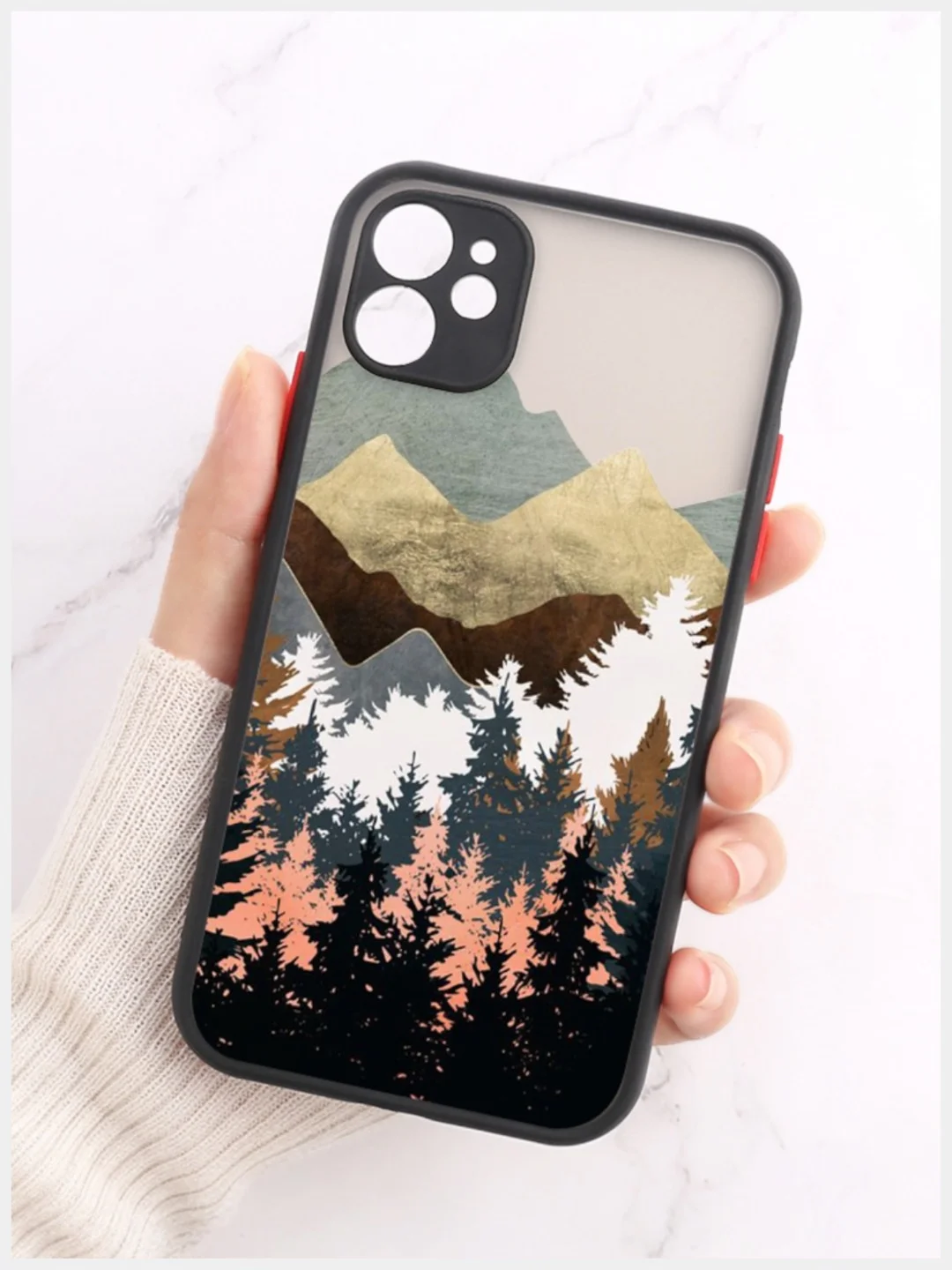 Коричневый чехол для айфон ( iPhone) 11, 12, 13, 14, 15, Pro, Pro Max