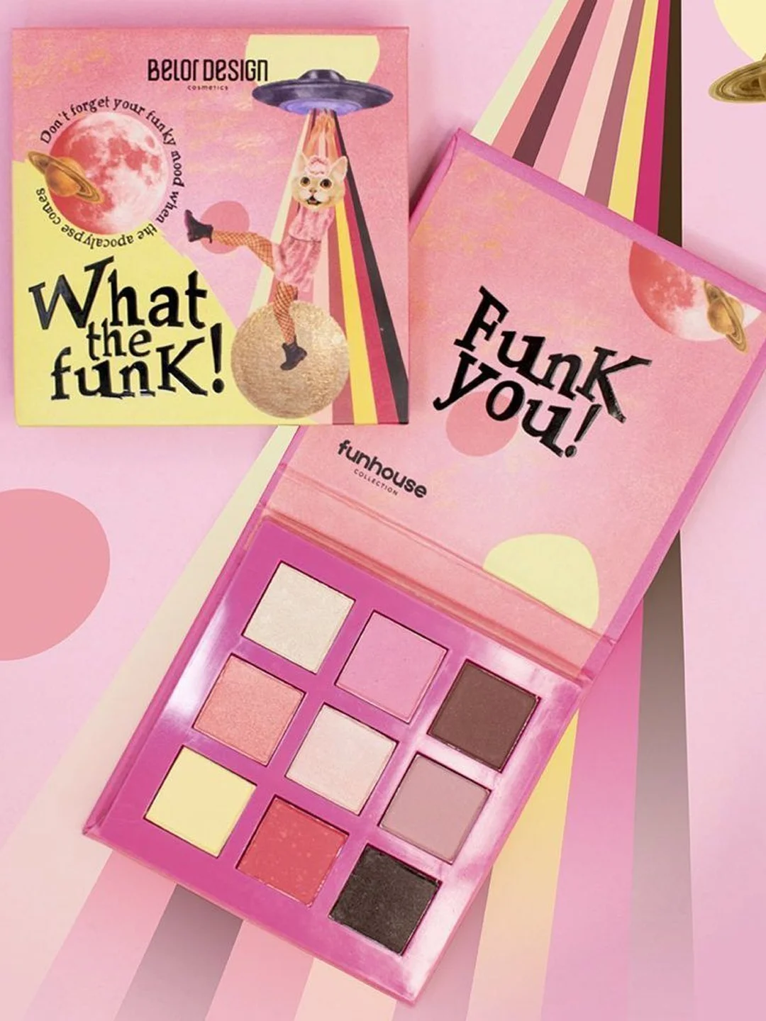 Палетка теней для век Funhouse Belor Design What the Funk!, 9 г