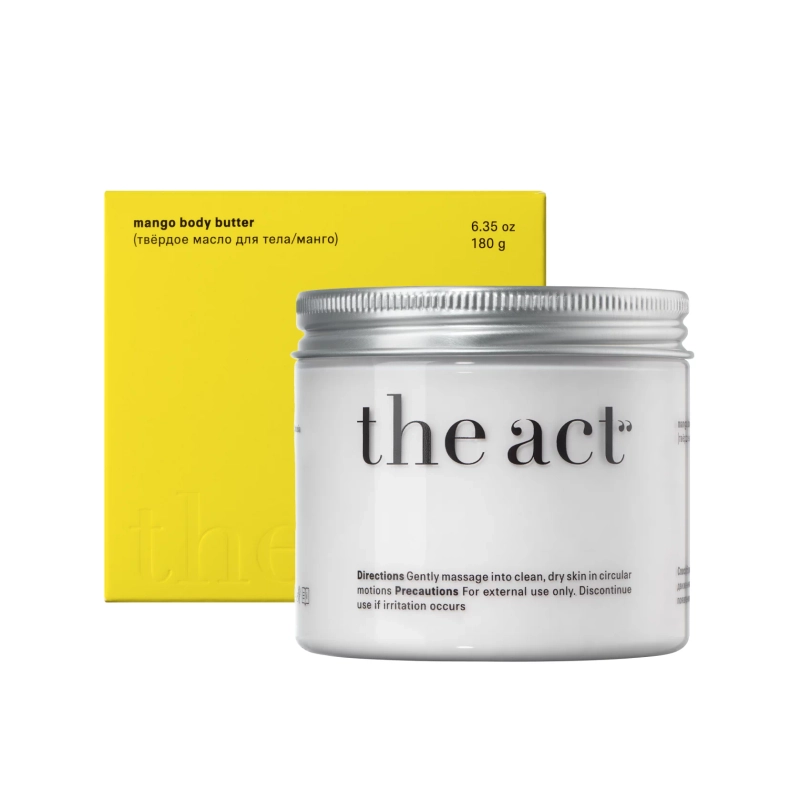 Питательный крем-баттер для тела The Act Манго, 180 г