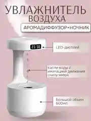 Белый увлажнитель воздуха для дома, для детской, бесшумный