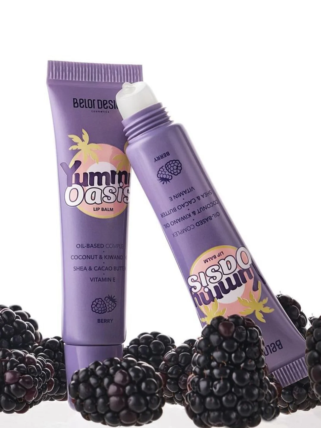 Бальзам для губ Belor Design Yummy Oasis Berry, 10.5 г