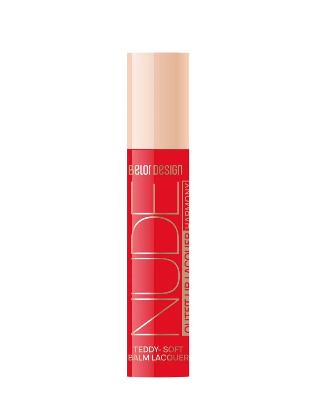 Лаковый блеск для губ Belor Design Nude Harmony Outfit Lip, 4.1 г
