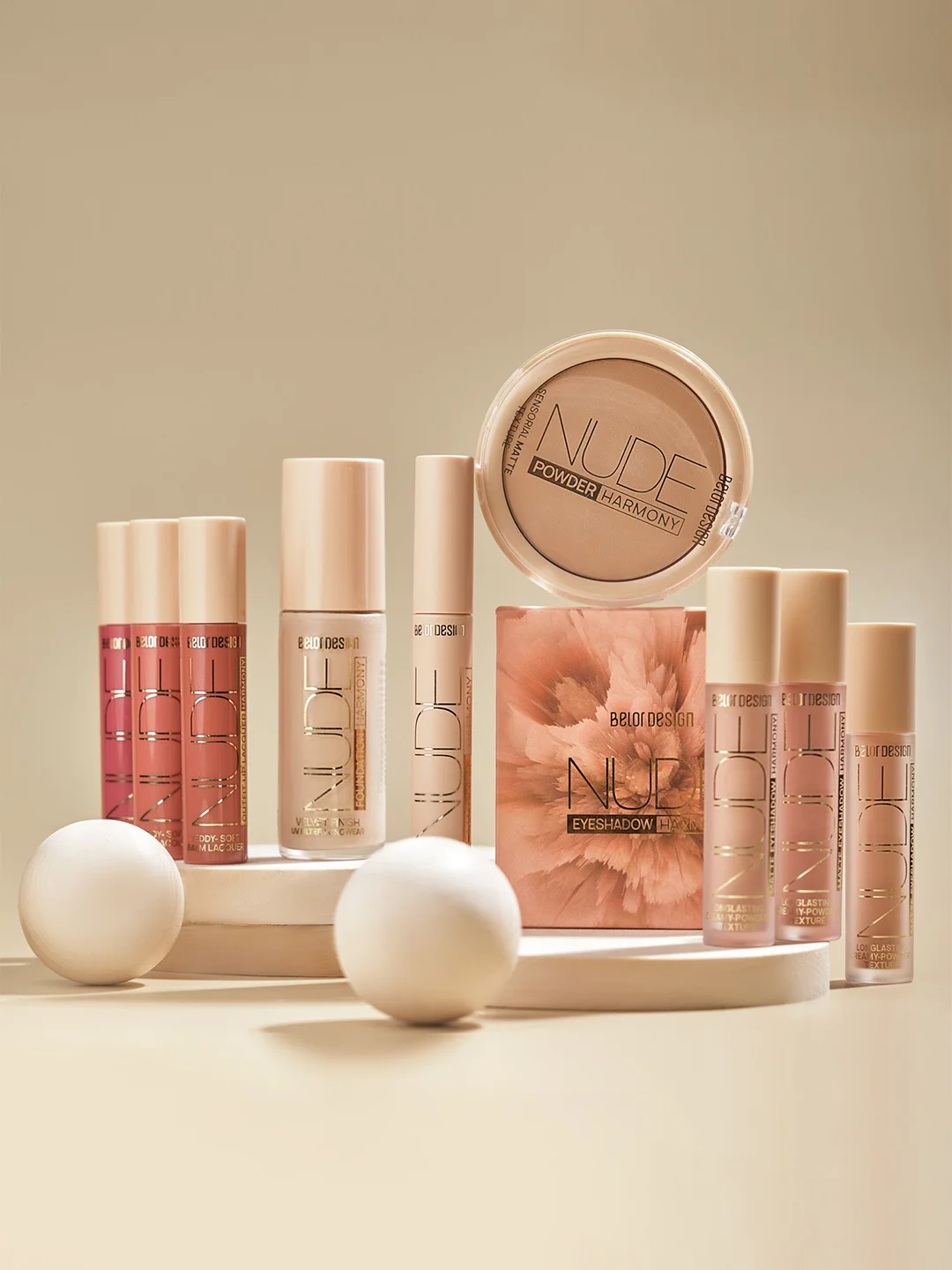 Лаковый блеск для губ Belor Design Nude Harmony Outfit Lip, 4.1 г