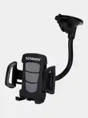Держатель для телефона в машину Sonnen, 354921, фиксатор на стекло для авто, 50-100 мм
