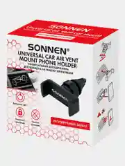 Держатель для телефона в машину Sonnen, 354922, фиксатор на решетку для авто, до 85 мм