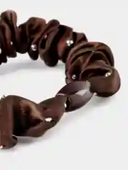 Шоколадный резинка для волос. Резинка женская, детская