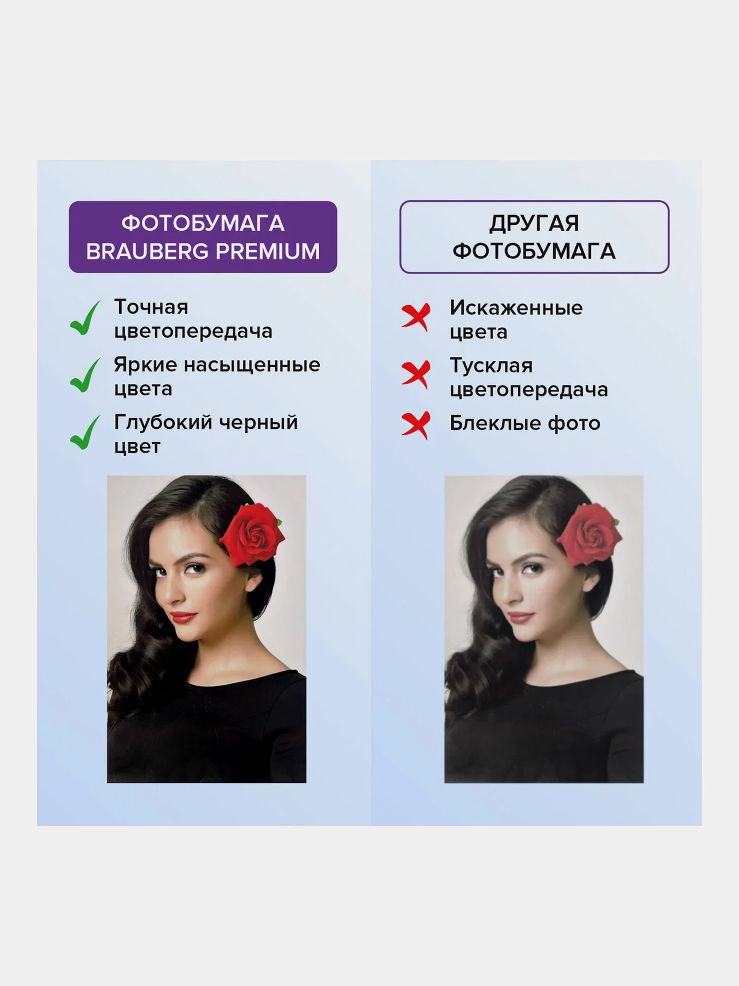 Фотобумага матовая (сатин) для печати фото на струйных принтерах, А4, Brauberg, 364005
