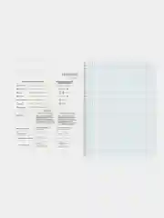 Предметные тетради 48 л набор A5 в клетку и линейку 12 штук, Brauberg Pigment