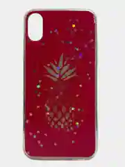 Чехол с принтом " Ананас с блёстками" для iPhone X / XS