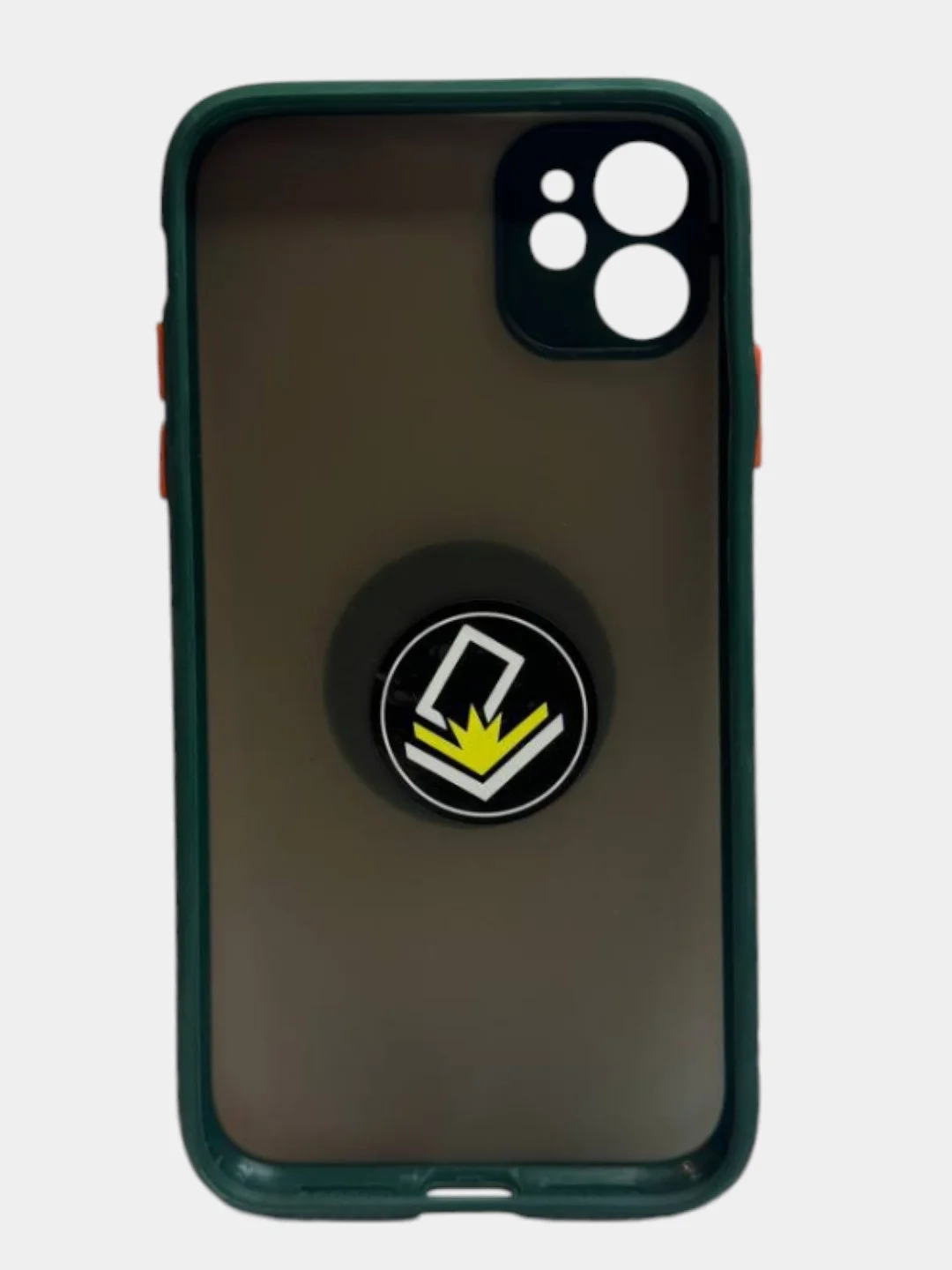 Зеленый чехол с кольцом для iPhone 11 / 13 Pro
