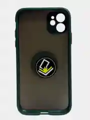 Зеленый чехол с кольцом для iPhone 11 / 13 Pro