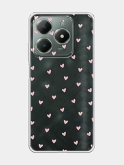 Чехол на Realme C61 4G (Global) / Realme C61 4G прозрачный, с принтом, защита камеры