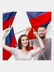 Флаг России, триколор РФ 90х135 см без герба, с влагозащитной пропиткой, Staff, 550225