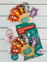 Игрушки из пластизоля пальчиковый театр Животные Капитошка