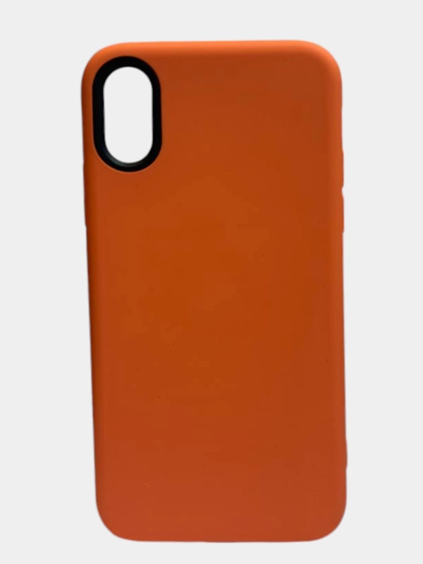 Чехол для iPhone X / XS оранжевый