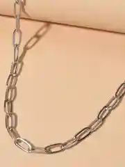 Серебряный чокер "Цепь" на шею женская
