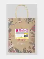 Пакеты новогодние подарочные мужчине, женщине, набор 10 штуки 18x10x23 см Золотая Сказка