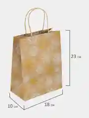 Пакеты новогодние подарочные мужчине, женщине, набор 10 штуки 18x10x23 см Золотая Сказка