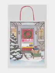 Пакеты новогодние подарочные мужчине, женщине, набор 10 штуки 26x32x13 см Золотая Сказка