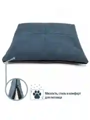 Лежанка для кошек и собак из велюра со съемными чехлами на молнии