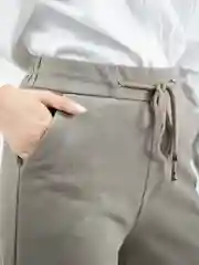 Бежевый меланж брюки женские
