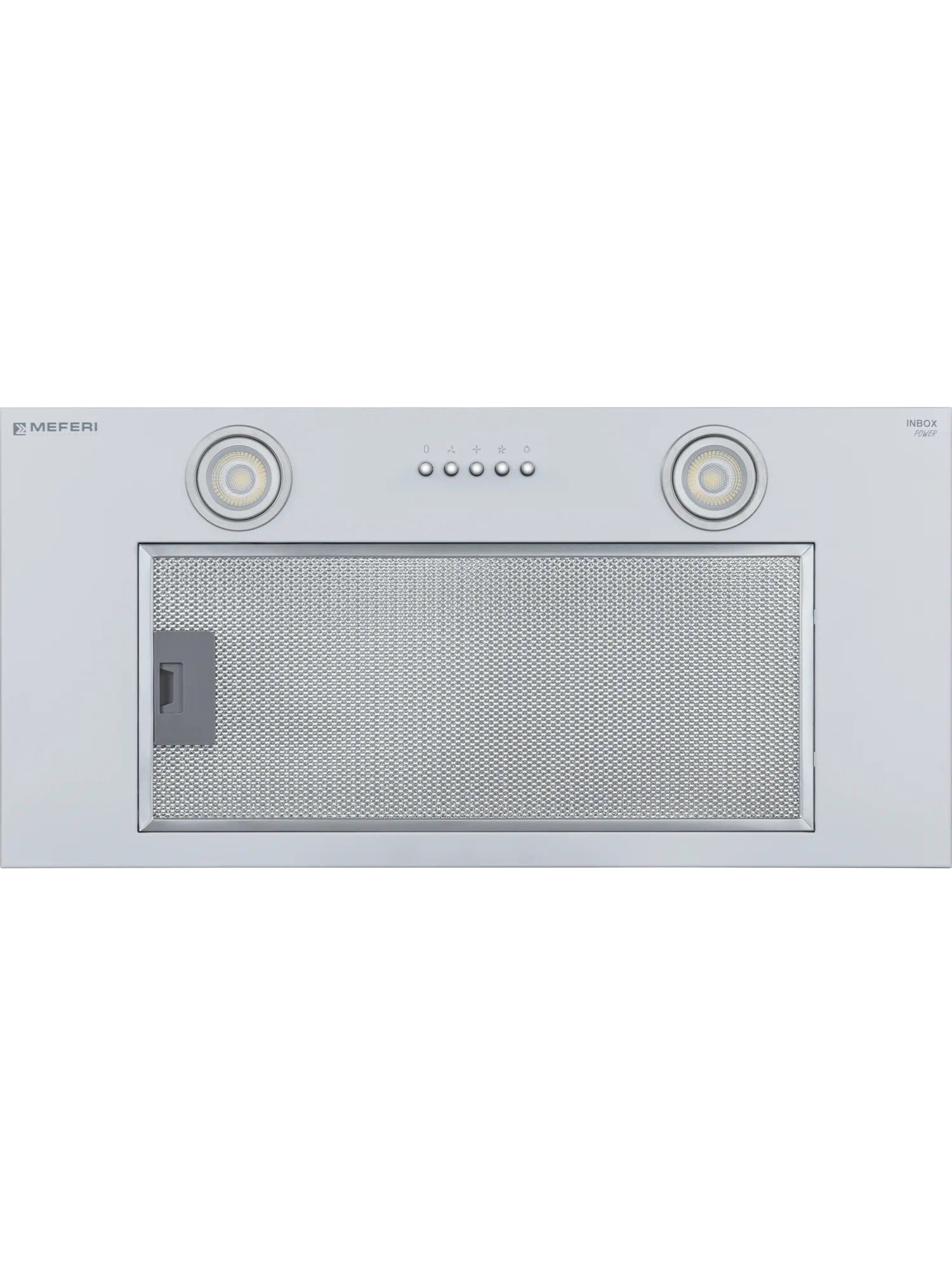 Вытяжка для кухни MEFERI INBOX60WH POWER, 60 см, белый, отвод, циркуляция
