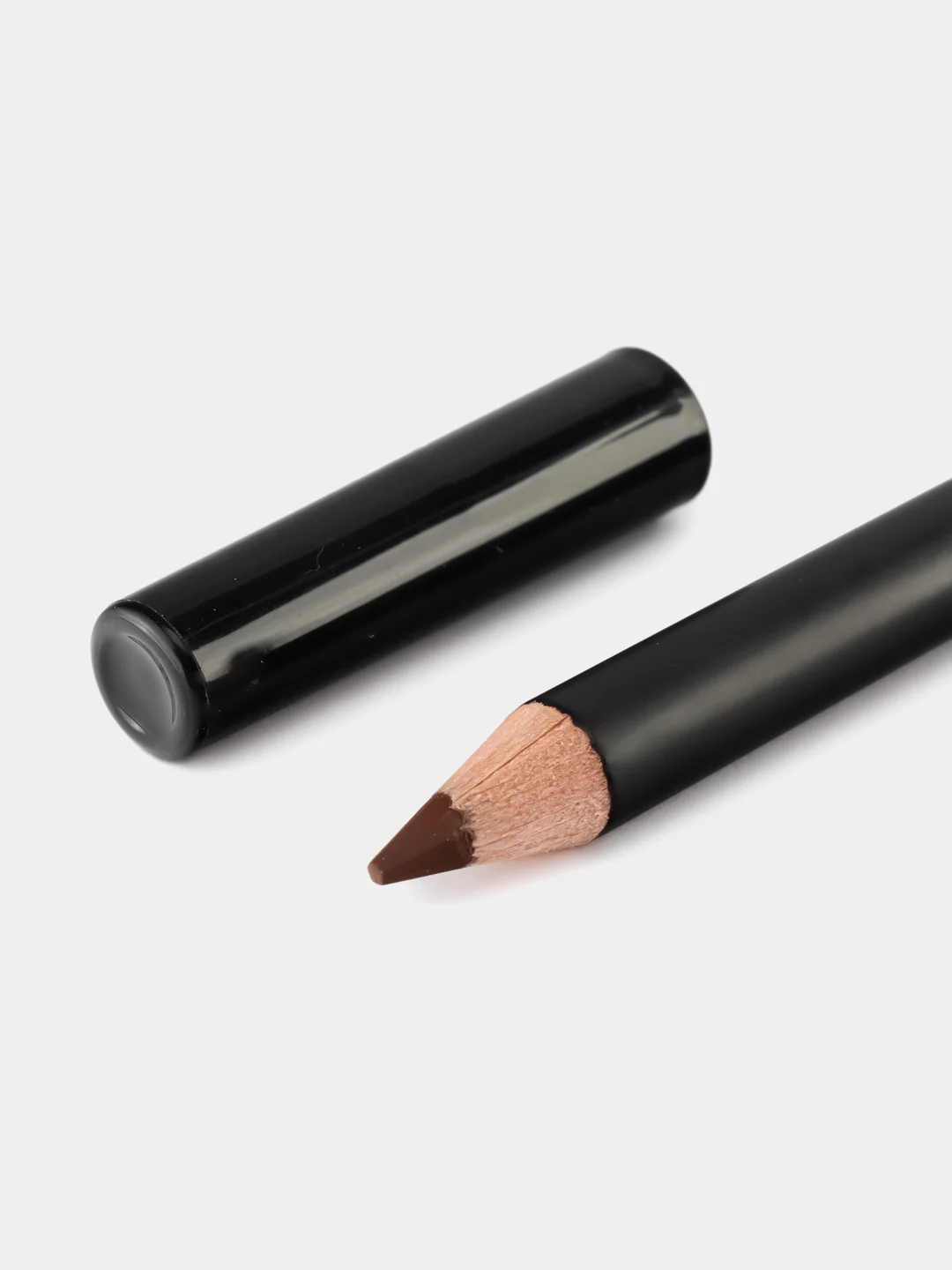 Шоколадный карандаш для бровей kiki browliner 03 кофейный с щеточкой для моделирования