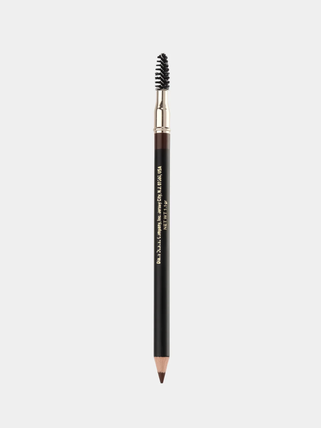 Шоколадный карандаш для бровей kiki browliner 03 кофейный с щеточкой для моделирования