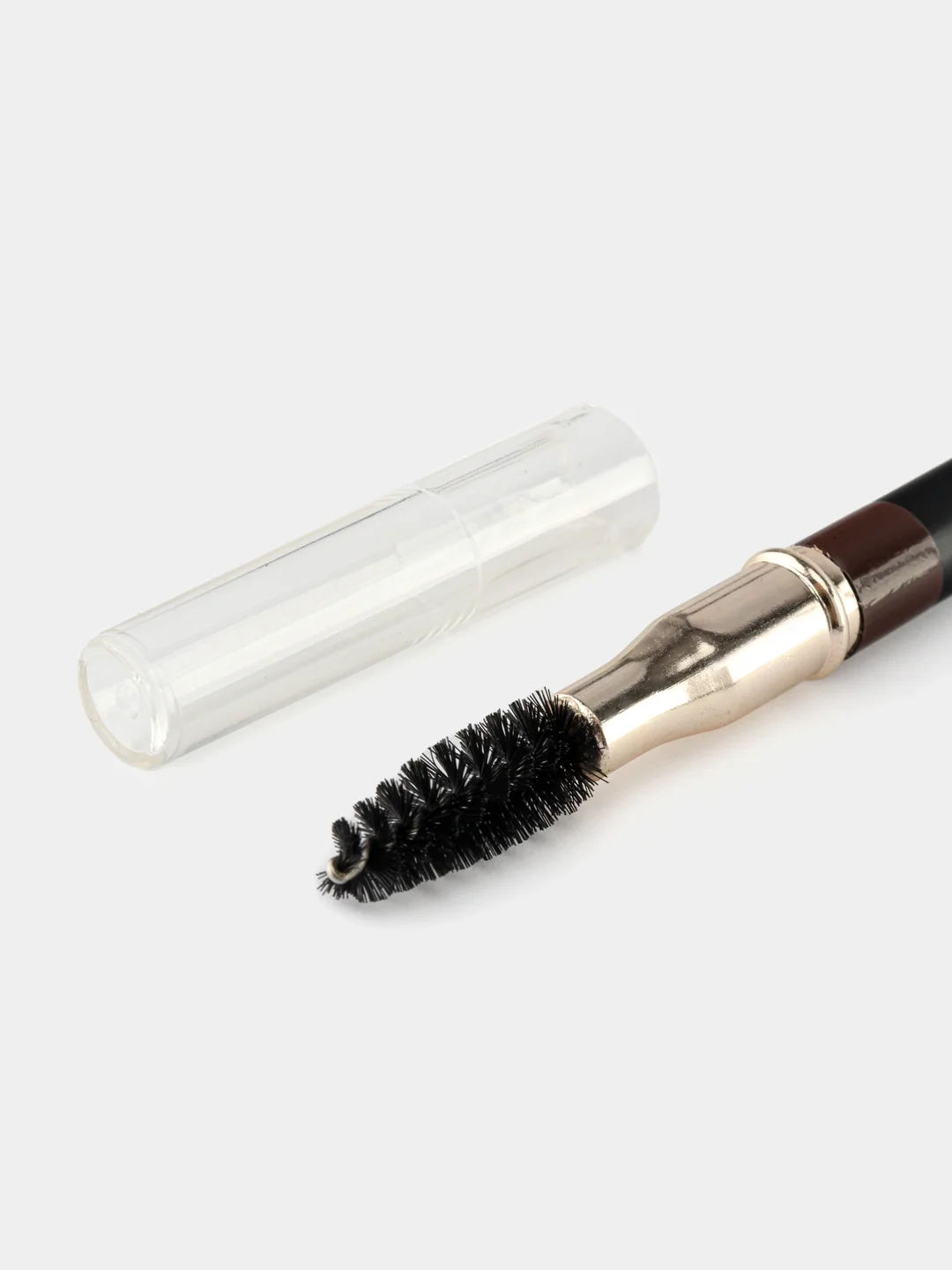Шоколадный карандаш для бровей kiki browliner 03 кофейный с щеточкой для моделирования