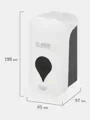 Дозатор для жидкого мыла Laima Professional Ultra, наливной, белый, ABS пластик, 0,5 л