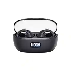 Черный беспроводные наушники - клипсы, bluetooth-гарнитура