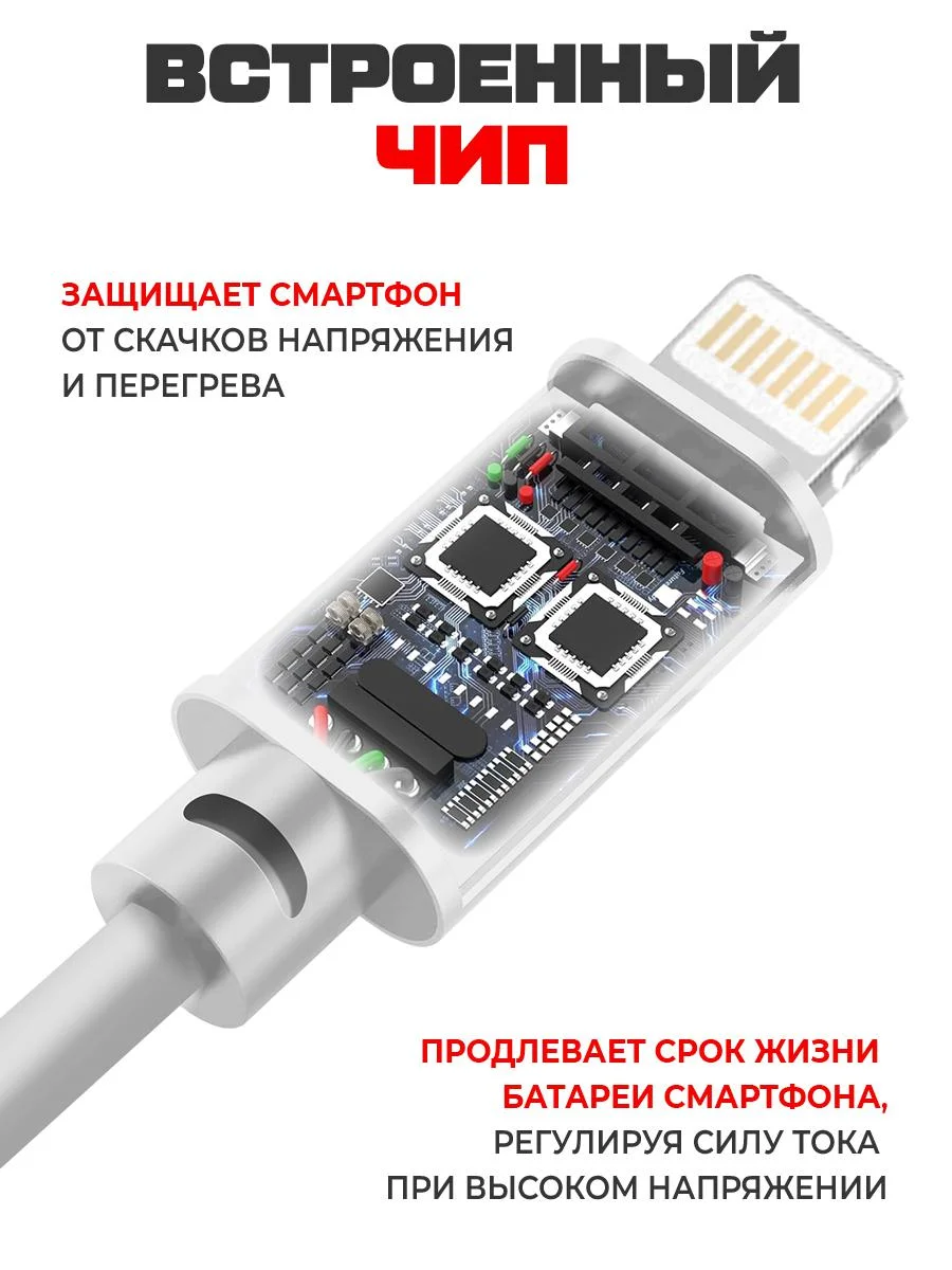 Кабель USB Lightning Krutoff Classic (0,2m) белый