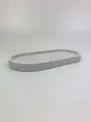 Серый металлик поднос для свечей и украшений, гипсовая подставка
