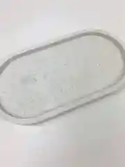 Серый металлик поднос для свечей и украшений, гипсовая подставка