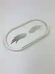 Серебряный поднос для свечей и украшений, гипсовая подставка