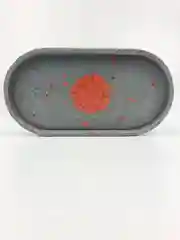 Бордовый поднос для свечей и украшений, гипсовая подставка