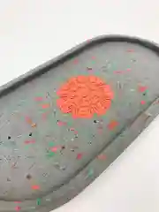 Бордовый поднос для свечей и украшений, гипсовая подставка
