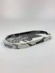 Черный поднос для свечей и украшений, гипсовая подставка
