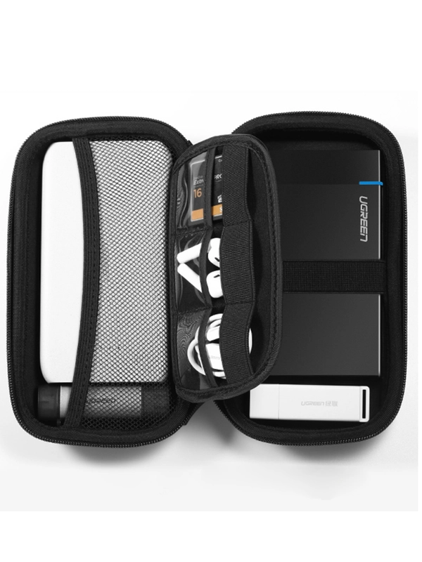 Сумка - органайзер Ugreen LP128 (50274) Hard Disk & Accessory Multi-functional  Bag Black