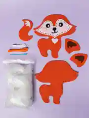 Набор для шитья игрушки из фетра "Лисичка"