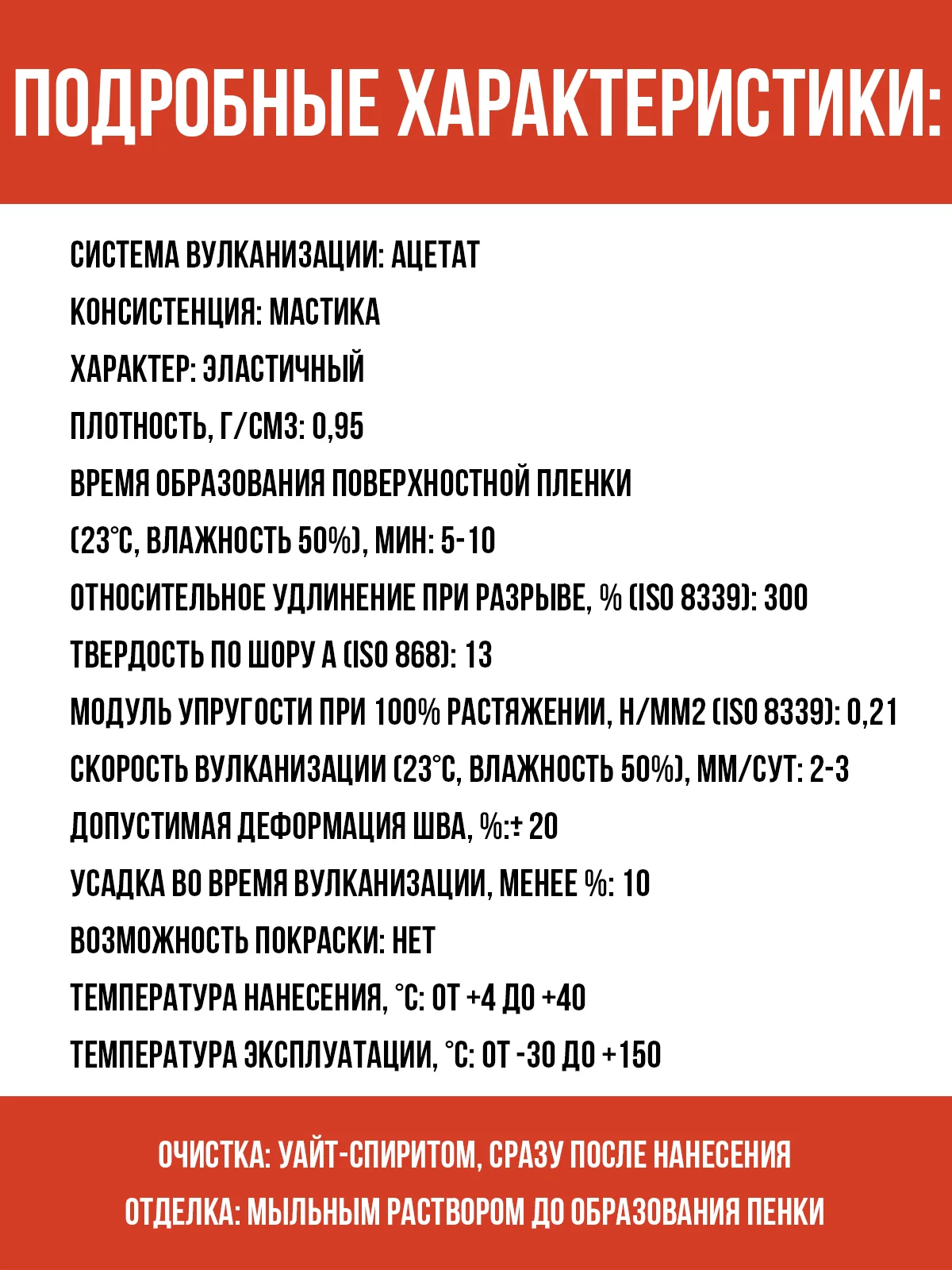 Силиконовый герметик для влажных помещений (Белый)