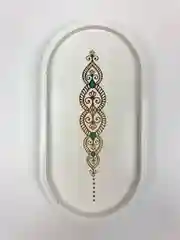 Фуксия поднос для свечей и украшений, гипсовая подставка