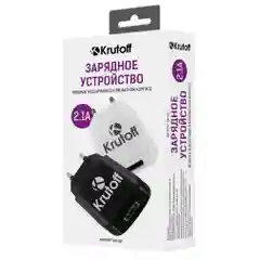 Сетевое зарядное устройство Krutoff CH-02 1xUSB, 2.1A