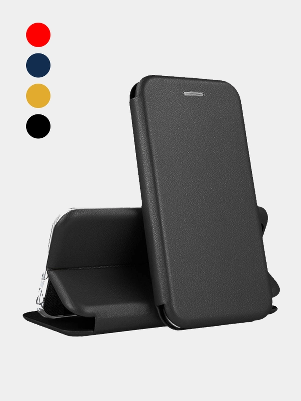 Чехол-книжка для Samsung Galaxy A22 4G, M32 с визитницей / отделом для карточки
