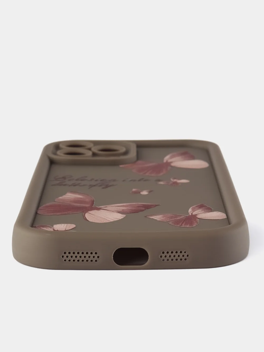 Шоколадный чехол для iPhone 6s/7/8/SE/XR/XS/11/12/13/14/15 Pro/Max/Plus/Mini/силикон/противоударный