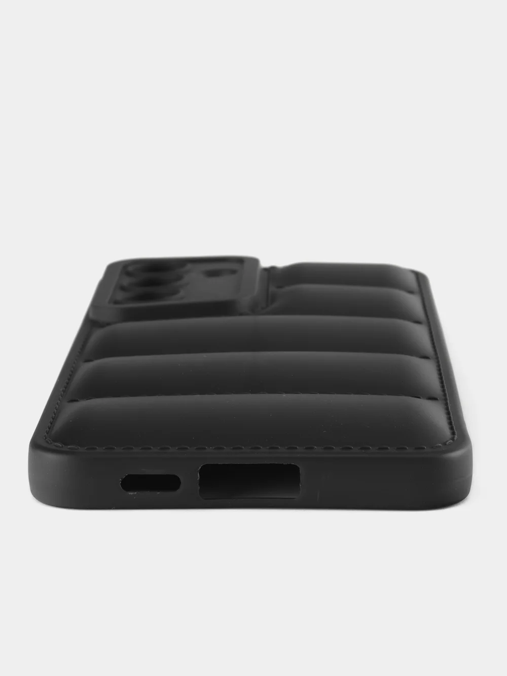 Черный чехол Samsung Galaxy S24 FE / S24FE (Самсунг Галакси С24ФЕ) противоударный выпуклый