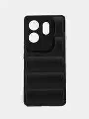 Черный чехол Infinix Zero 30 4G (Инфиникс Зеро 30 4 Джи) противоударный выпуклый