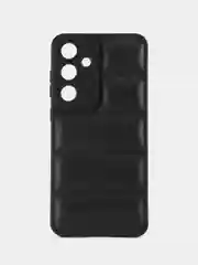 Черный чехол Samsung Galaxy S24 FE / S24FE (Самсунг Галакси С24ФЕ) противоударный выпуклый