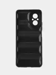 Черный чехол Realme C67 (Реалми С67) противоударный выпуклый