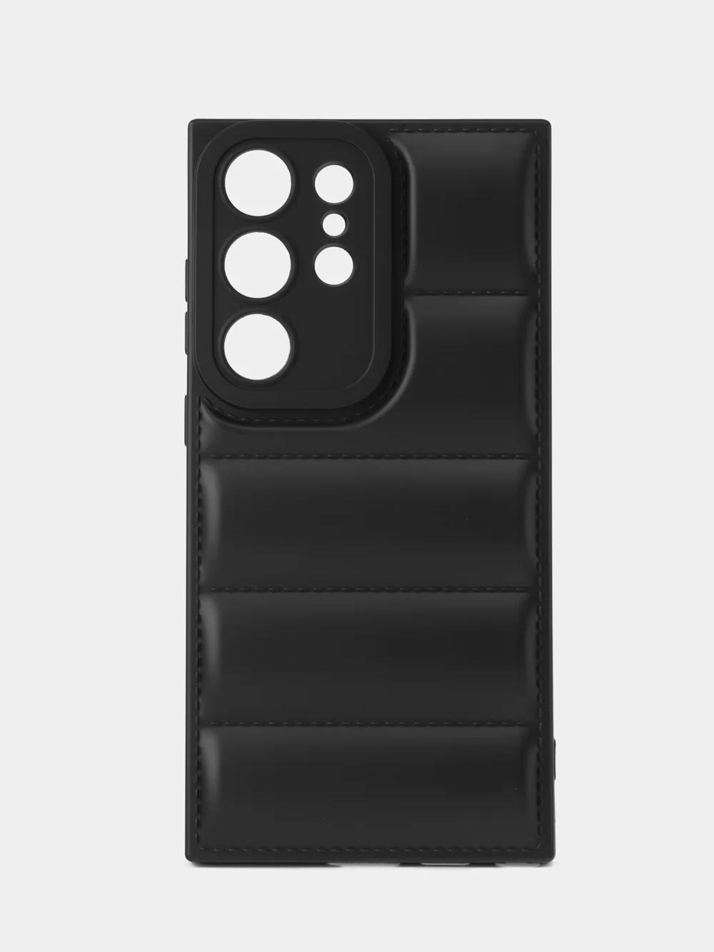 Черный чехол Samsung Galaxy S24 Ultra (Самсунг Галакси С24 Ультра) противоударный выпуклый